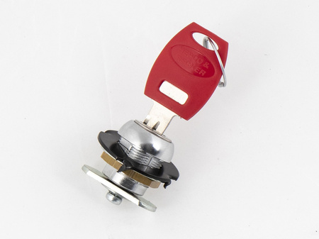 Lid lock-cylinder incl. 1 key for Hepco&Becker leather bags Liberty/Nevada/Buffalo/Ivory/Rugged