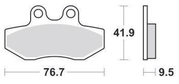 KLOCKI HAMULCOWE SBS 190 HF