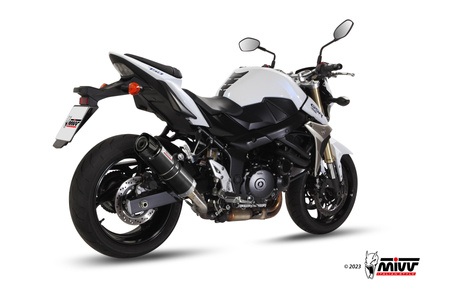 Mivv Tłumik Końcowy GP Inox Nero Suzuki GSR 750 2011-2016