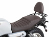 Sissybar with rearrack black/brown for Moto Guzzi V7 Stone Special Edition (850ccm) (2022-2023)