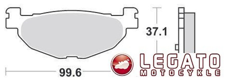 KLOCKI HAMULCOWE SBS 185 MS