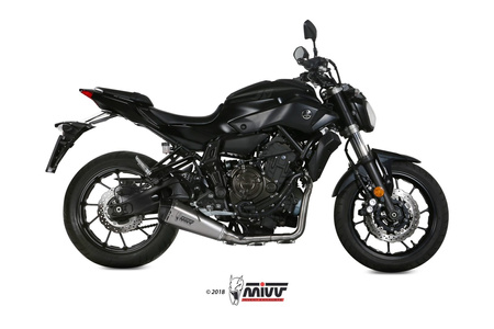 Mivv Układ wydechowy Delta Race Inox Yamaha MT-07 2014-2020