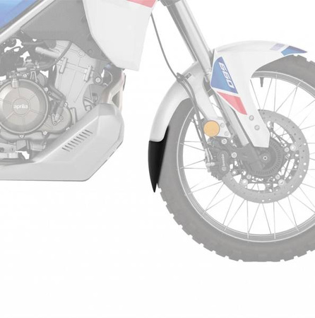 Przedłużenie błotnika do Aprilia Tuareg 660 2022-2025 (przednie) Czarny (N) 21640N