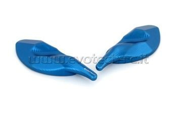 Zaślepki lusterek EVOTECH RC Triumph niebieskie
