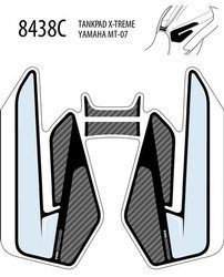 TANKPAD PUIG EXTREME DO MT-07 14-20 TRZYCZĘŚCIOWY