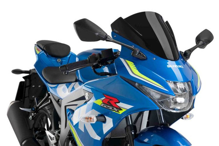 Szyba sportowa PUIG do Suzuki GSX-R125 2017-2024 Czarny (N) 9721N