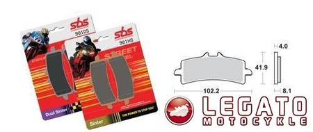 KLOCKI HAMULCOWE SBS 901 HS