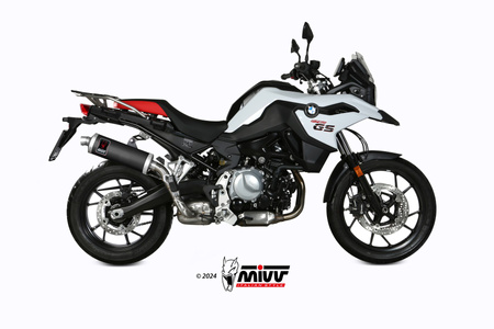 Mivv tłumik końcowy DAKAR BLACK STAINLESS STEEL BMW F 750 GS 2018-2024
