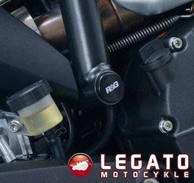 ZAŚLEPKA RAMY RG RACING DUCATI SCRAMBLER, PARA BLACK