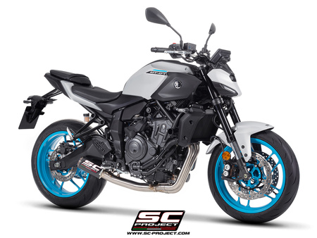 SC PROJECT Układ Wydechowy CR-T Carbon Yamaha MT-07 2025-2026