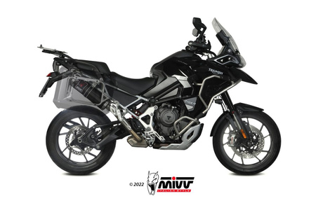 Mivv Tłumik końcowy DAKAR BLACK stal nierdzewna TRIUMPH TIGER 1200 2021-2025