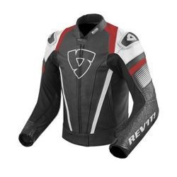 REV'IT! Kurtka skórzana Spitfire kolor Biały/Czerwony
