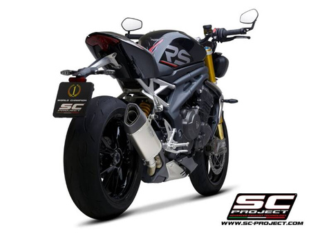 SC-Project tłumik końcowy SC1-R GT tytan Triumph SPEED TRIPLE 1200 RS (2021 - 2024) – RR