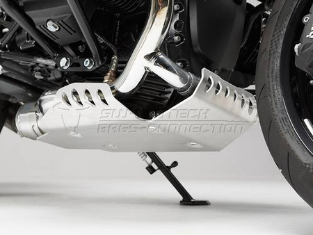 OSŁONA SILNIKA, PŁYTA POD SILNIK SW-MOTECH BMW R NINET (14-)/SCRAMBLER (16-), SILVER