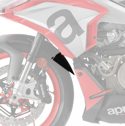 Przedłużenie błotnika do Aprilia RS660 / RSV4 / Tuono (przednie) Czarny (N) 21641N