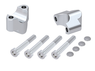 Handlebar Riser for KTM 890 Duke R (2020-2023), 25mm - silver