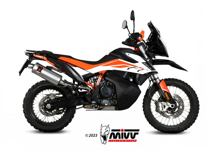 Mivv Tłumik końcowy DAKAR stal nierdzewna KTM 790 ADVENTURE / R 2019-2020
