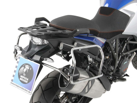 Sidecarrier Cutout stainless steel incl. Xplorer sideboxes silver for KTM 1290 Super Adventure (2015-2020)