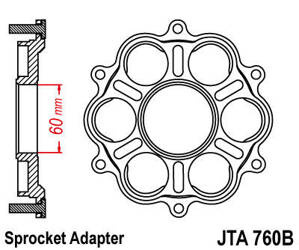 ADAPTER DO MONTAŻU ZĘBATKI TYŁ DUCATI