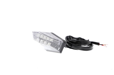 EP Combination Rear Light / Number Plate Light (Clear) (PRN003011-01) - EVOTECH PERFORMANCE