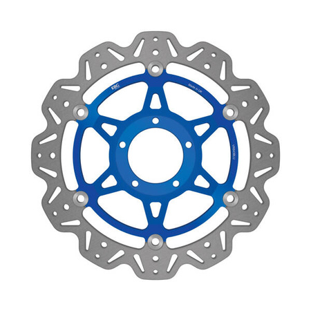 EBC Tarcza hamulcowa motocyklowa VR843BLU VEE, niebieska