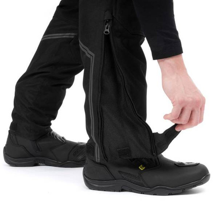 SPODNIE TEKSTYLNE OZONE UNION II BLACK (KRÓTKA NOGAWKA)