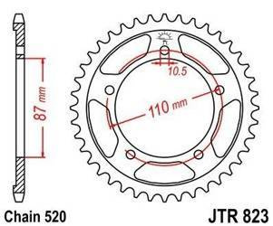 ZĘBATKA NAPĘDOWA JT TYŁ (520)