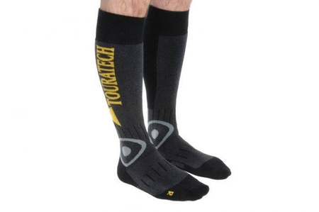Podkolanówki motocyklowe TOURATECH „Heavy Duty Riding Socks“ z właściwościami DEO®DORANT
