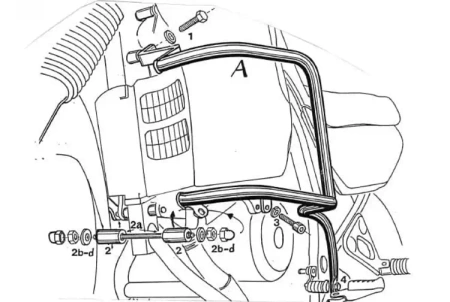Honda XL 600 V Transalp (1987-2000) Gmol silnika