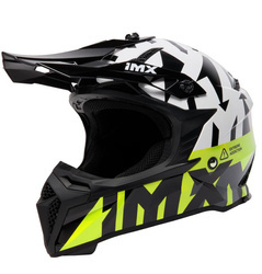 KASK IMX FMX-02 BLACK/WHITE/FLO YELLOW/GREY GLOSS GRAPHIC