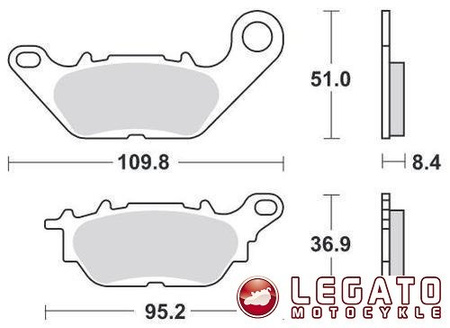 KLOCKI HAMULCOWE SBS 858 HF