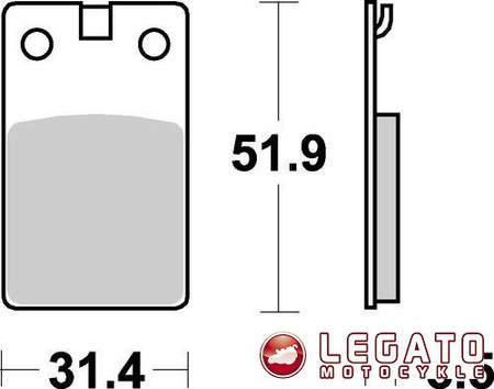 KLOCKI HAMULCOWE SBS 595 HF