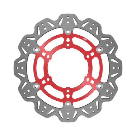 EBC Tarcza hamulcowa motocyklowa VR3109RED VEE, czerwona