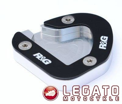 ELEMENT NÓŻKI - KICKSTAND SHOE SUZUKI GSX1250FA 13 BANDIT 1250 07- SILVER