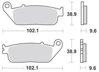 KLOCKI HAMULCOWE SBS 700 HF