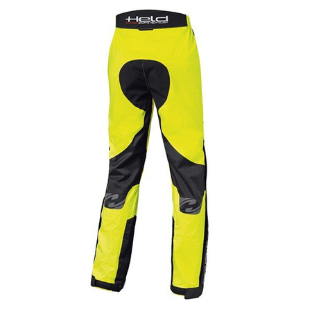 Motocyklowy Spodnie Przeciwdeszczowa Held Rainblock Base Black/Fluo Yellow