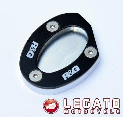 ELEMENT NÓŻKI - KICKSTAND SHOE KAWASAKI Z1000 14- / Z1000SX / ZX636 13- / 1000 VERSYS 12 SILVER