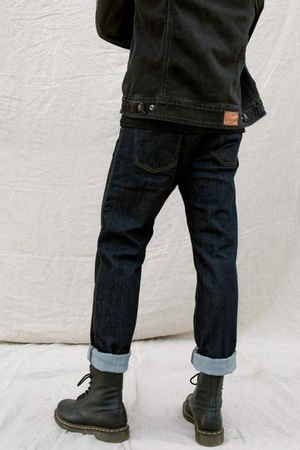 SPODNIE JEANS BROGER CALIFORNIA SLIM FIT RAW NAVY W31L