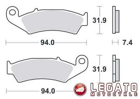 KLOCKI HAMULCOWE SBS 139 HF
