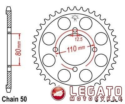ZĘBATKA NAPĘDOWA JT TYŁ (530)