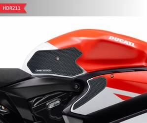 ONEDESIGN tank grip HDR Ducati Panigale 899/ 959/ 1199/ 1299 czarny