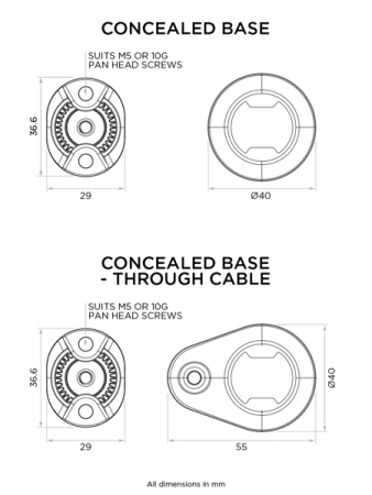 Mała podstawa Quad Lock® 360