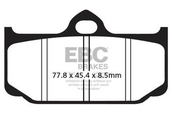 EBC Klocki hamulcowe FA211 (kpl. na 1 tarcze)