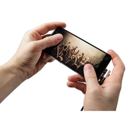 38834 90° Usb kabel > Micro Usb - 100 cm - černý