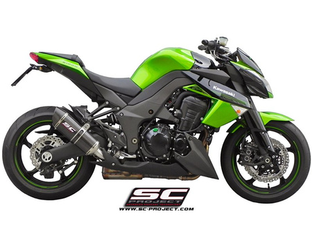 SC Project Tłumiki Końcowe Oval Carbon Kawasaki Z1000 2010-2013