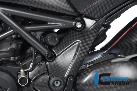 Osłona ramy lewa karbonowa - Ducati Diavel (2011-2013) ILMBERGER RAL.019.DIAVE.K