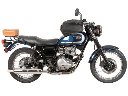 Tube rear rack black shine for Kawasaki W230 / Meguro S1 (2025-)