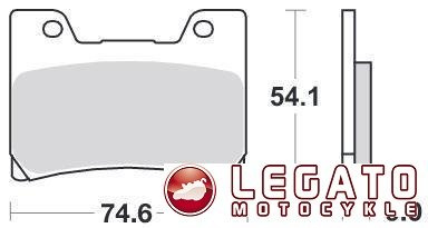 KLOCKI HAMULCOWE SBS 645 HF
