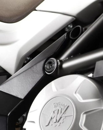 ZAŚLEPKA RAMY PRAWA MV AGUSTA 675 / 800 BRUTALE BLACK