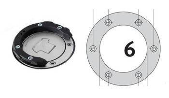 QUICK-LOCK EVO TANKRING 6 ŚRUB KTM SUPER DUKE